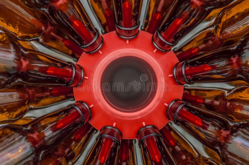 Beer Bottles on a Bottle Tree Stock Photo Image of craft, brew 66985114