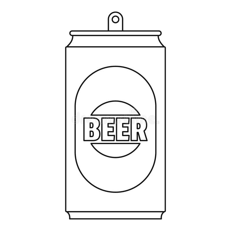 Beer Can Outline Stock Illustrations – 3,424 Beer Can Outline Stock ...