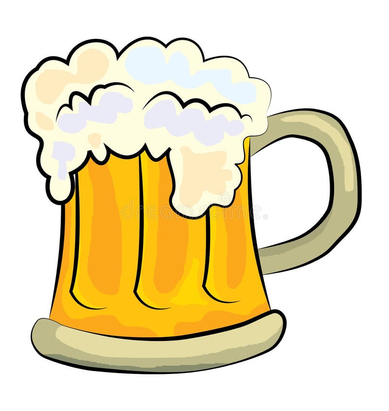  Beer  cartoon  stock illustration Illustration of beer  