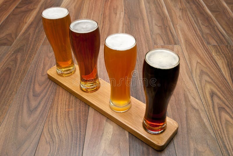 Beer Flight. stock image. Image of brewery, fest, craft 37579417