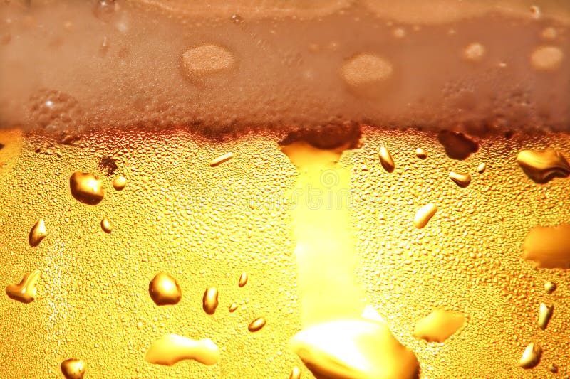 Beer with foam. stock image. Image of close, fluid, cold 24980799