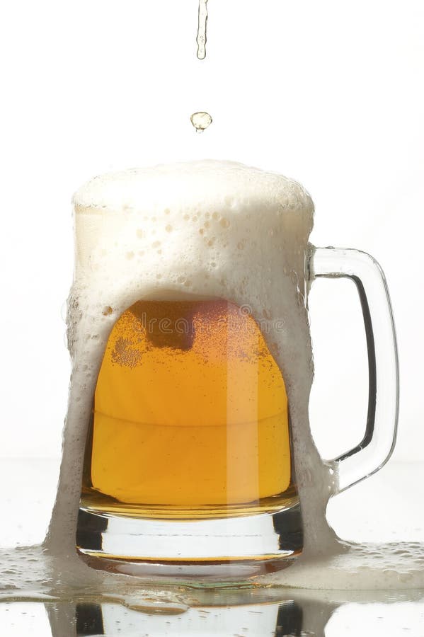 Beer in glass