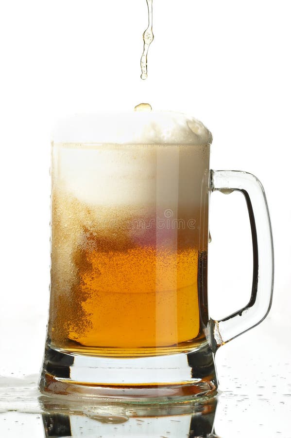 Beer in glass