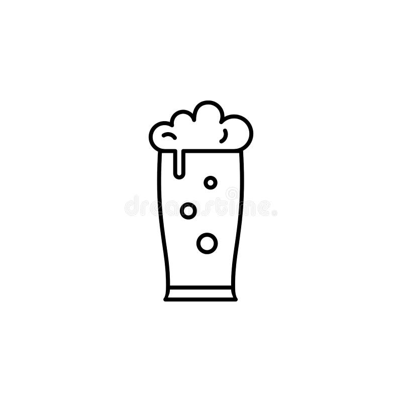 Beer Glass Icon. Element of Drinks Icon for Mobile Concept and  Apps