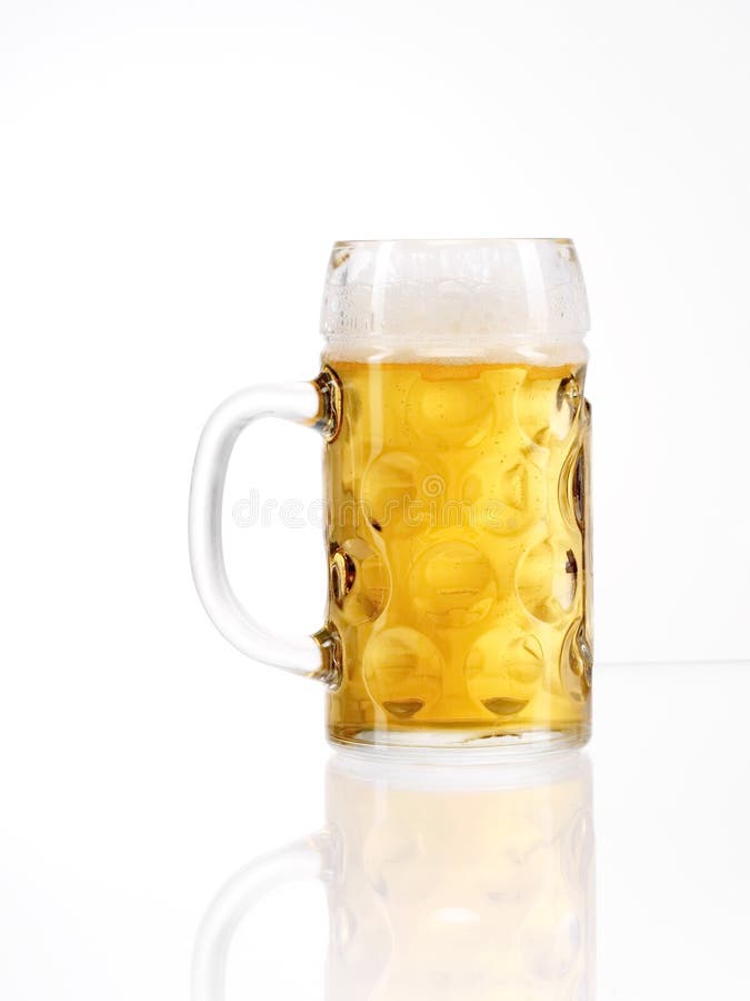 Glass german bavarian beer stock photo. Image of drink 18124334