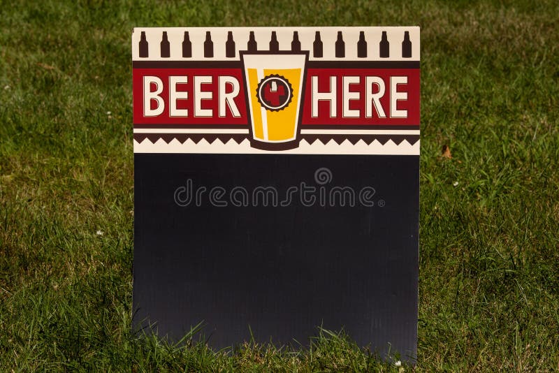 Beer here stock image. Image of graffiti, sale, store 31966819