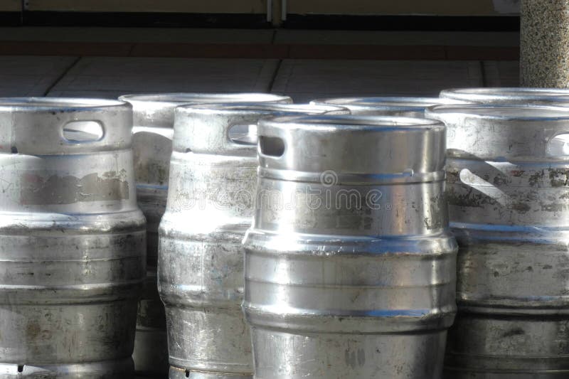 Kegs stock image. Image of brewing, hopcone, industry 1913685