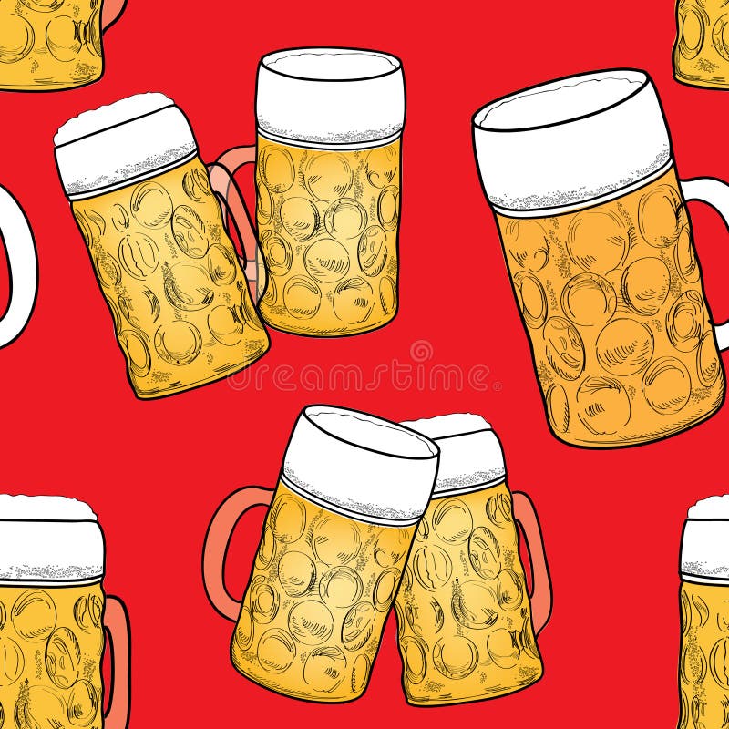Beer Pattern. Party Seamless Wallpaper Stock Illustration - Illustration of beverage, alcohol: 42548852 Beer Pattern. Party Seamless Wallpaper Stock Illustration - Illustration of beverage, alcohol: 42548852