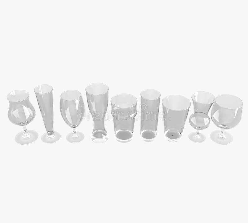 Beer Pints Glasses stock illustration. Illustration of alcohol 269944489