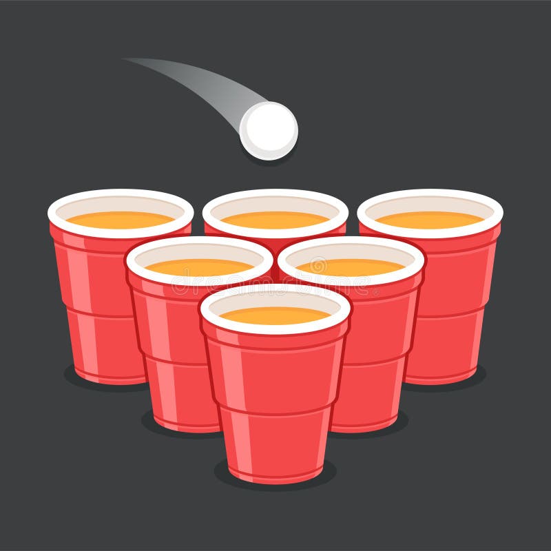 Beer Pong cups. 