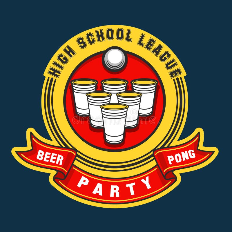 Beer pong seamless pattern Royalty Free Vector Image