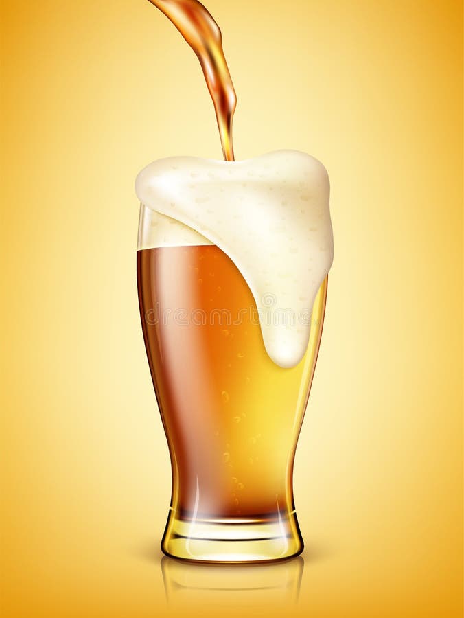 Beer Pouring Vector Stock Illustrations 788 Beer Pouring Vector Stock