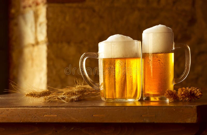 Beer still life stock image. Image of food, light, beer 7070547