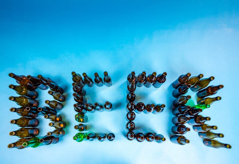BEER Word in Different Languages of the World Stock Photo Image of