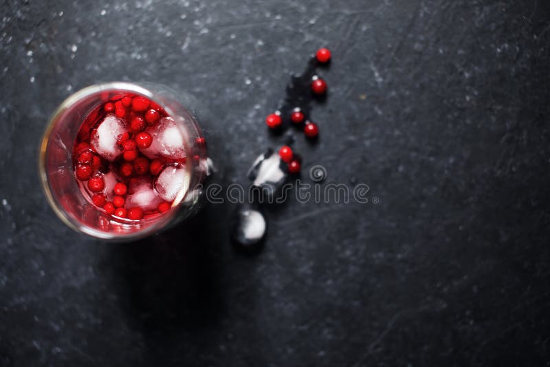 Beerengetr?nk mit Eis stockfotos Beerengetr?nk mit Eis stockfotos