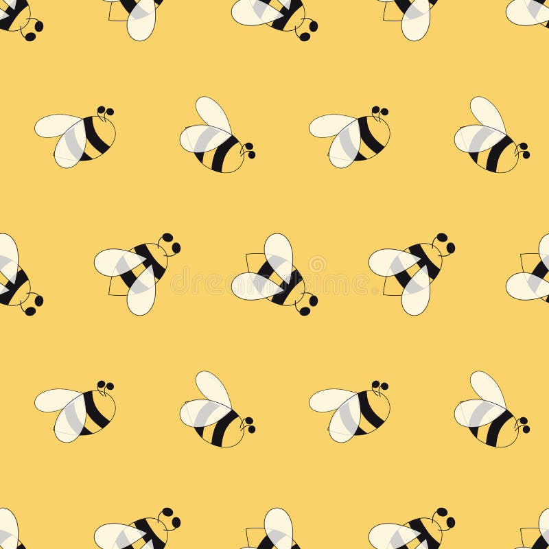 Cute Bee Wallpaper Vector Art Icons and Graphics for Free Download