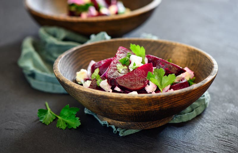 Beetroot i feta sałatka zdjęcie royalty free Beetroot i feta sałatka zdjęcie royalty free