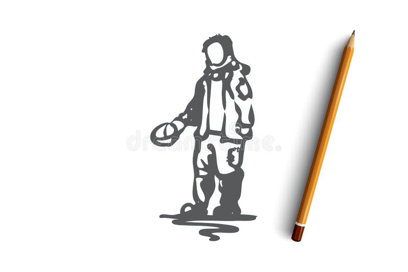 Old Beggar Woman Stock Illustration 395705221  Shutterstock