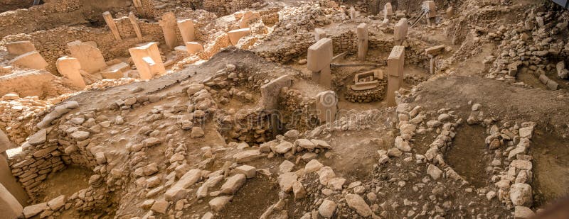 The beginning of time. Ancient site of Gobekli Tepe in Turkey