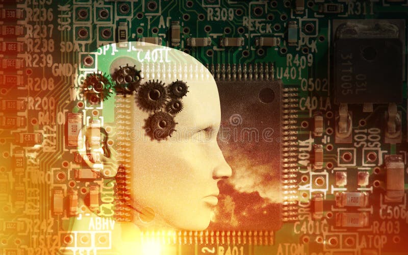 Begrepp av att lära för maskin att förbättra konstgjord intelligens royaltyfri illustrationer Begrepp av att lära för maskin att förbättra konstgjord intelligens royaltyfri illustrationer