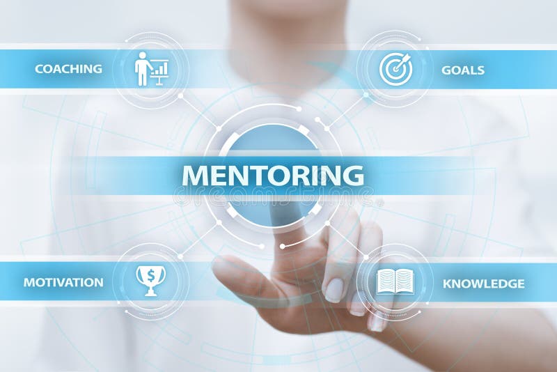Begrepp för karriär för framgång för coachning för Mentoringaffärsmotivation arkivfoton Begrepp för karriär för framgång för coachning för Mentoringaffärsmotivation arkivfoton