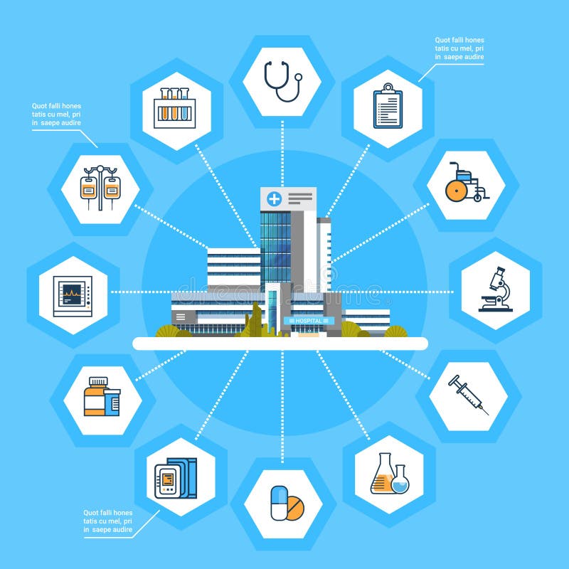 Begrepp för medicin för online-symboler för medicinsk behandling för sjukhusapplikationmanöverenhet modernt royaltyfri illustrationer Begrepp för medicin för online-symboler för medicinsk behandling för sjukhusapplikationmanöverenhet modernt royaltyfri illustrationer