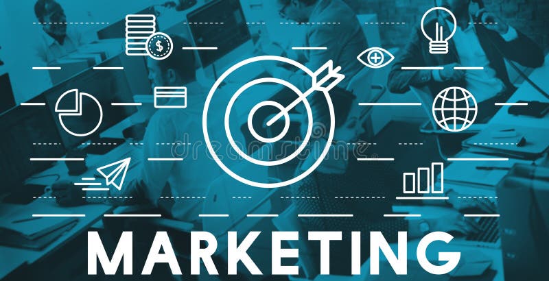 Begrepp för strategi för marknadsföringsadvertizing kommersiellt royaltyfria bilder Begrepp för strategi för marknadsföringsadvertizing kommersiellt royaltyfria bilder