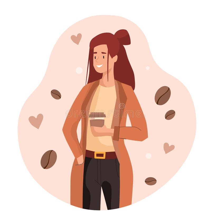 Begreppet aromatisk morgon royaltyfri illustrationer