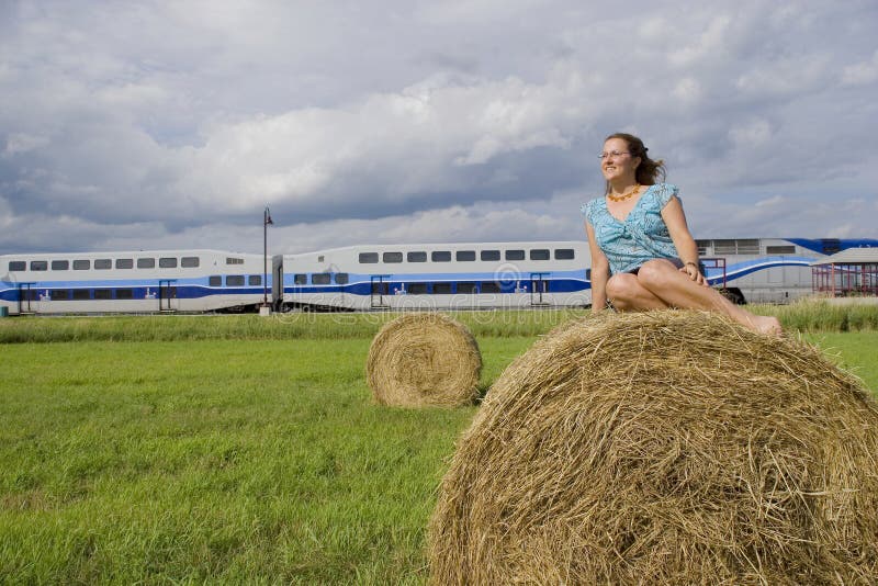 Lindring mot hösnuva arkivbild