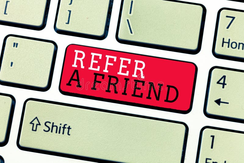 Begriffshandschriftvertretung verweisen einen Freund Geschäftsfoto-Text Empfehlung ernennen jemand, das für die Aufgabe qualifizi lizenzfreies stockbild Begriffshandschriftvertretung verweisen einen Freund Geschäftsfoto-Text Empfehlung ernennen jemand, das für die Aufgabe qualifizi lizenzfreies stockbild