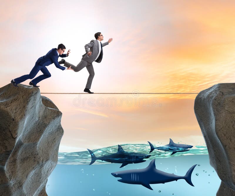 Concept van oneerlijke concurrentie royalty-vrije stock foto