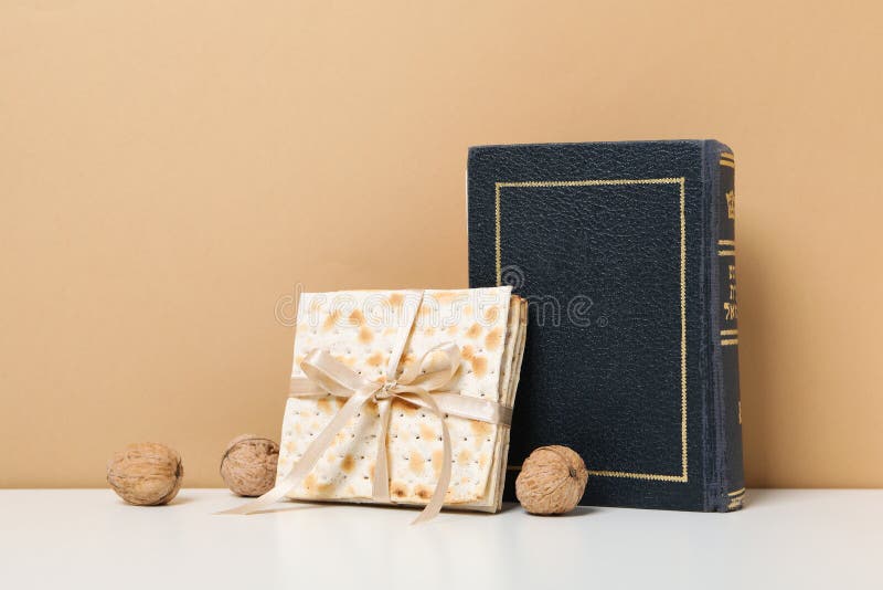 Concept van Pesach of Pascha, Gelukkig Joods Pasen stock foto's