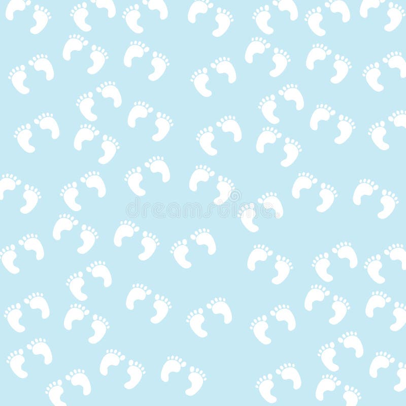 behandla som ett barn den seamless pojkefotspårmodellen stock illustrationer behandla som ett barn den seamless pojkefotspårmodellen stock illustrationer
