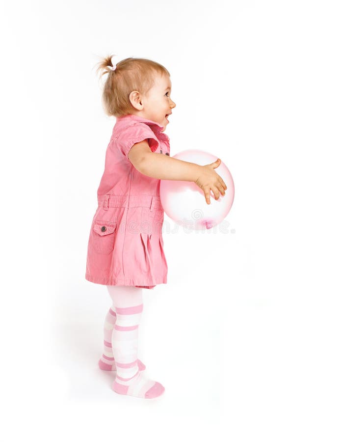 behandla som ett barn gullig ballon arkivbild behandla som ett barn gullig ballon arkivbild
