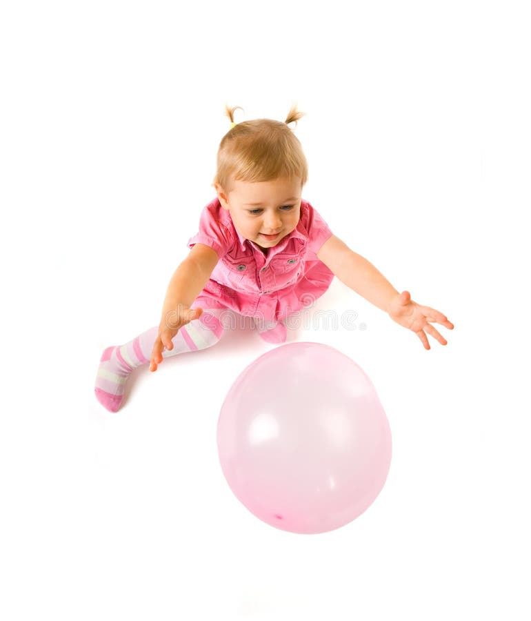 behandla som ett barn gullig ballon royaltyfria bilder behandla som ett barn gullig ballon royaltyfria bilder