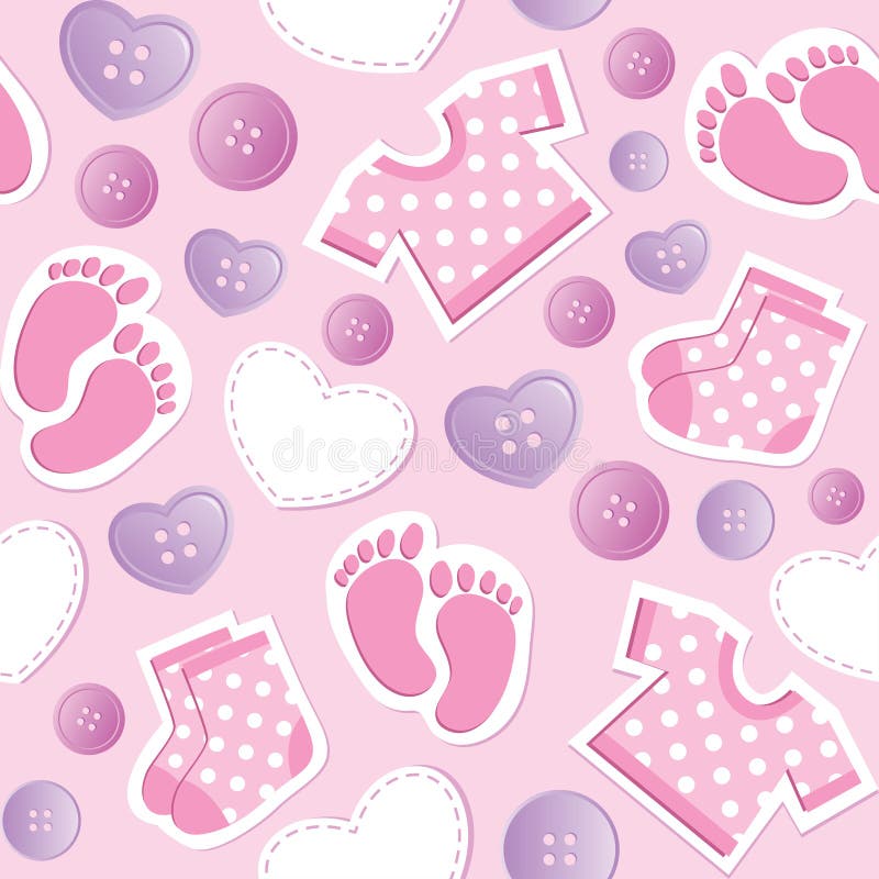 behandla som ett barn rosa seamless för modell stock illustrationer behandla som ett barn rosa seamless för modell stock illustrationer