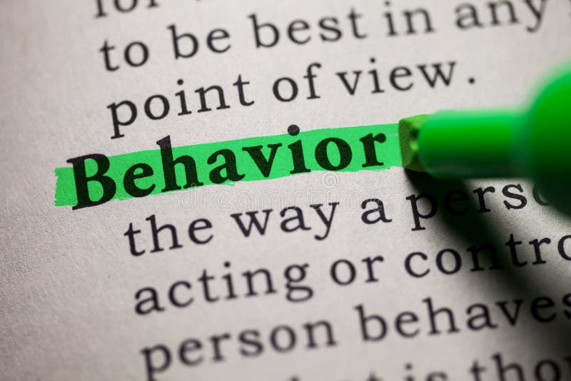 BEHAVIOR DEFINITION DICTIONARY intelligence overview