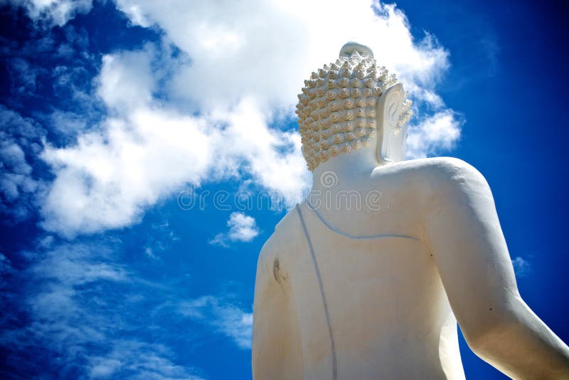 Behind the Buddha statue royalty free stock image Behind the Buddha statue royalty free stock image