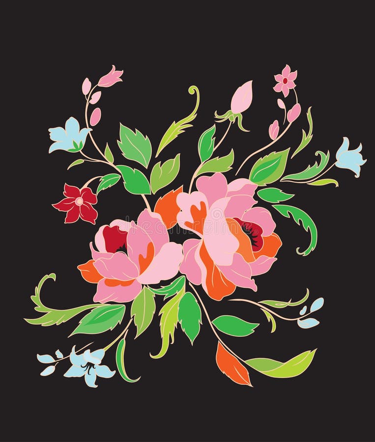 Bei fiori royalty illustrazione gratis