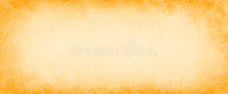 Beige achtergrond met heldere oranje rand, abstracte vintage achtergrond met grijze textuurpatroon en warm herfst of halloween c