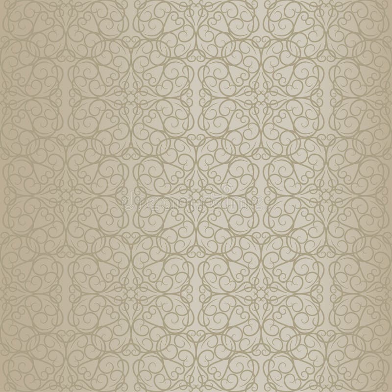 Beige Baroque Pattern Stock Vector Illustration Of Ornament 44017954