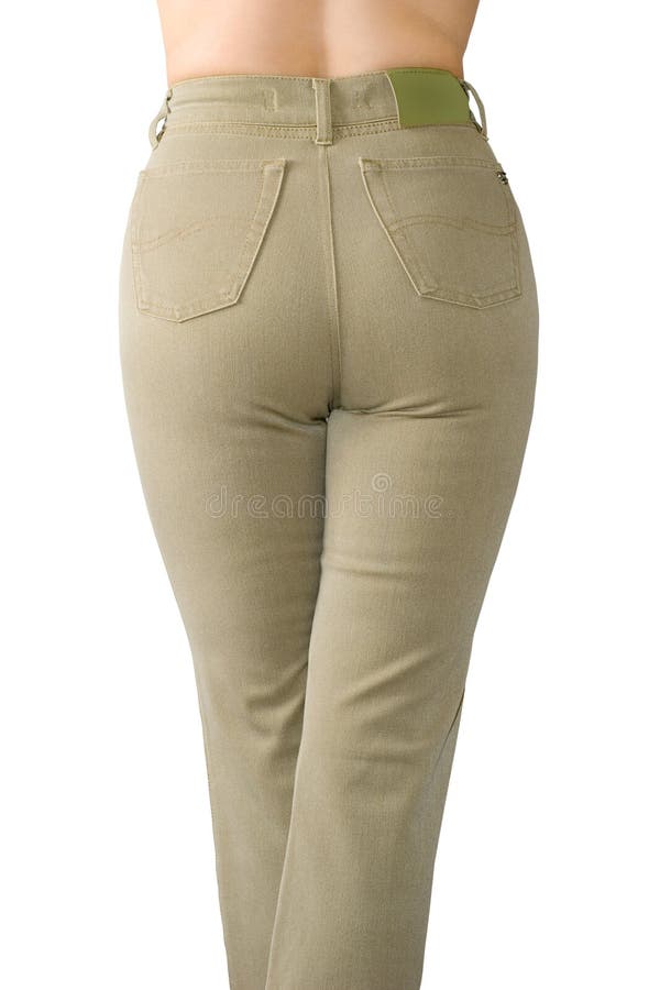 Beige jeans stock photo. Image of waistline, women, waist 11996436