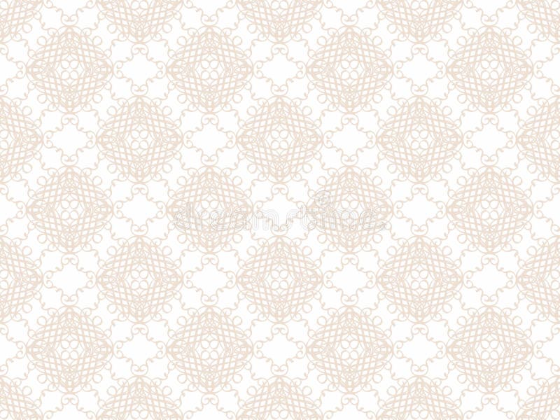 Beige Wallpaper Pattern Stock Vector Illustration Of Flora 26986655