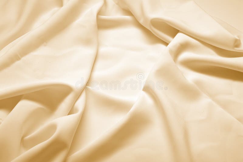 Beige silk fabric