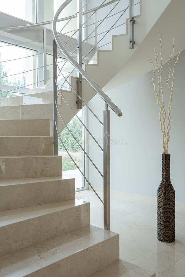Beige Stairs Inside Apartment Stock Photo Image of home, residential