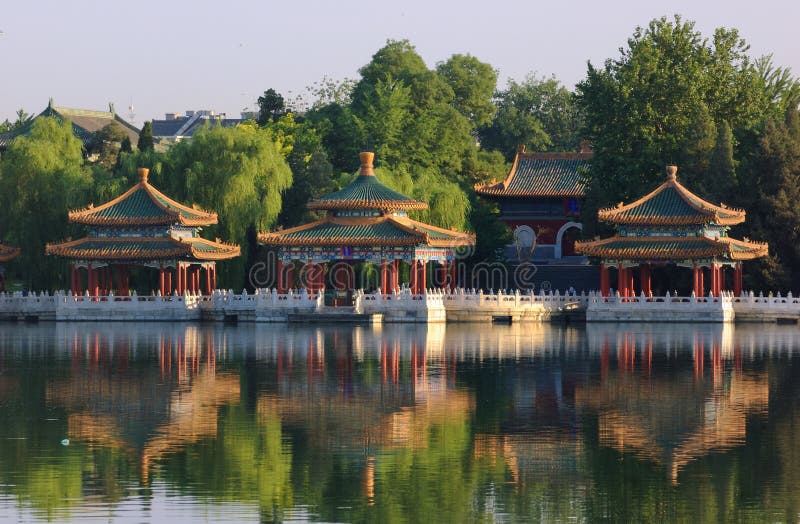 Beihai (Severné More) Park je jedným z najpopulárnejších parkov v meste Peking.