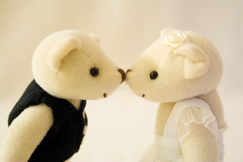 Beije a noiva imagens de stock royalty free Beije a noiva imagens de stock royalty free