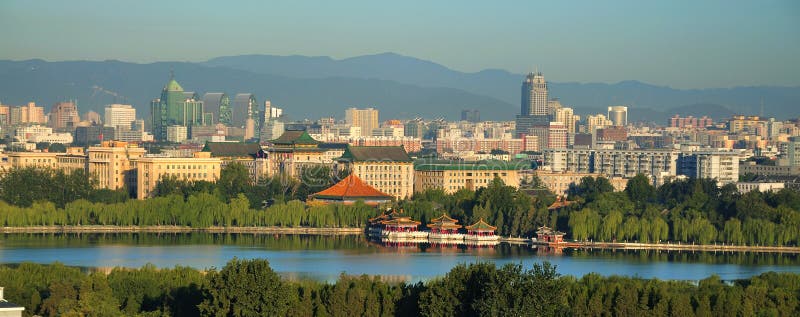 Beijing cityscape-Beihai Park