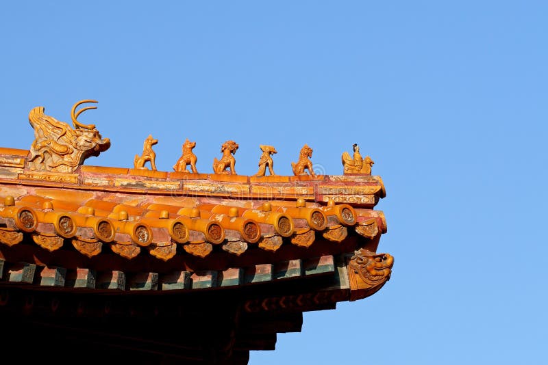 Beijing Forbidden City s eave