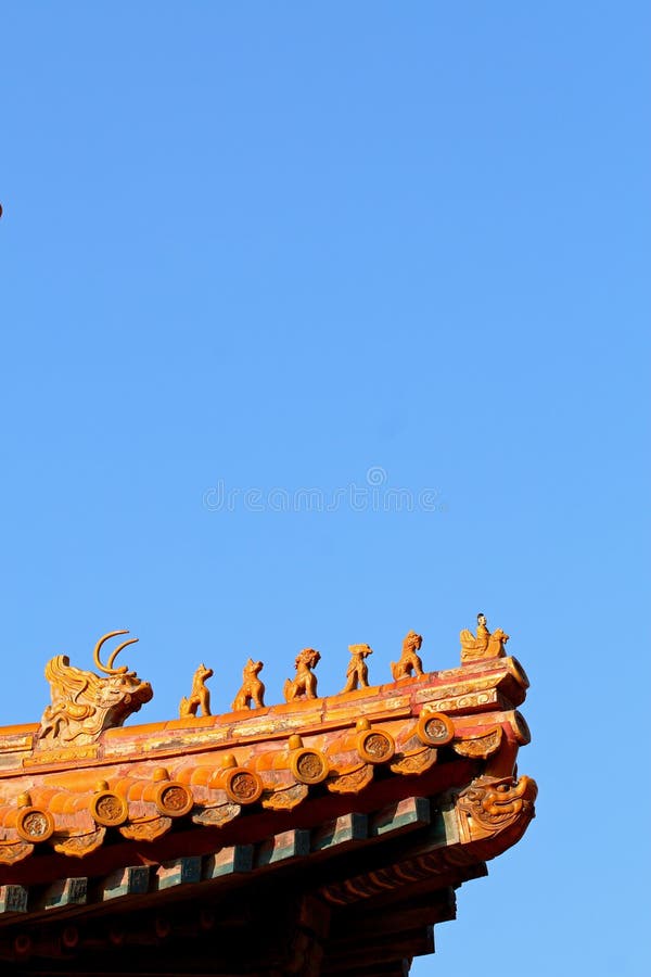 Beijing Forbidden City s eave